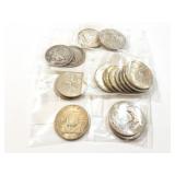 7 - HALF DOLLARS KENNEDY 1965-1969; 4 - HALF