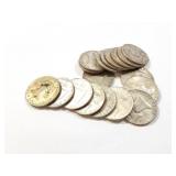 18 - HALF DOLLARS FRANKLIN 1950-1963;