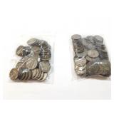 46 - NICKELS JEFFERSON 1944; 67 - NICKELS