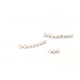 2.7g 14k wg parts from earrings that have several