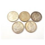 5 - DOLLARS MORGAN 1884 - 1921;