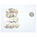 20 - HALF DOLLARS KENNEDY 1968; HALF DOLLAR
