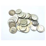 35 - HALF DOLLARS KENNEDY 1967 & 1968;