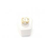 8.4g 14k yg ring RG on top;