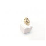 2.9g 14k yg broken ring;