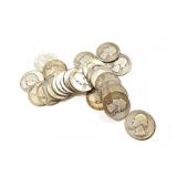 25 - QUARTERS WASHINGTON 1932 - 1957;