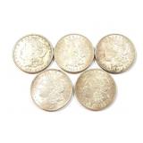 5 - DOLLARS MORGAN 1921;