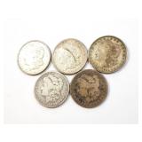 5 - DOLLARS MORGAN 1880-1921;