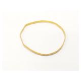 8.4g 21k yg bangle bracelet;