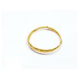 22k yg adjustable bracelet 2.5g;