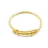 22k yg bangle bracelet 39.3g;