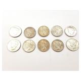 10 - DOLLARS PEACE 1922-1925;