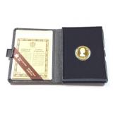 GOLD CANADA $100 NATIONAL PARKS 1985 (IN CASE);