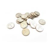 25 - QUARTERS WASHINGTON 1943-1964;