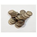 25 - QUARTERS WASHINGTON 1940-1964;