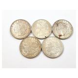 5 - DOLLARS MORGAN 1921;