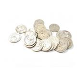 25 - QUARTERS WASHINGTON 1941-1962;