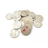 25 - QUARTERS WASHINGTON 1941-1962;