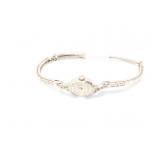 12.5g 14k wg ladies lecoultre wrist watch with 17