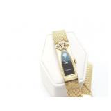 3.6g 14k yg longines ladies wrist watch with gold