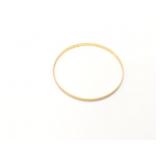 9.5g 18k yg bangle bracelet;