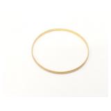 9.1g 18k yg bangle bracelet;