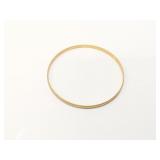 8.4g 18k yg bangle bracelet;