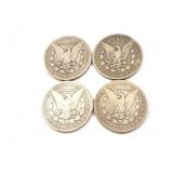 4 - DOLLARS MORGAN 1880-1902;