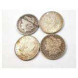 4 - DOLLARS MORGAN 1886 - 1921;