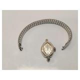 approx 2.1g 14k wg ladies waltham wrist watch