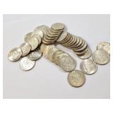 40 - HALF DOLLARS KENNEDY 1965-1967;
