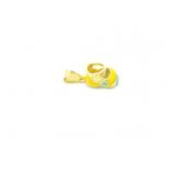 4.7g 18k yg enameled baby shoe charm;