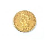 GOLD LIBERTY HEAD EAGLE 1894;
