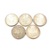 5 - DOLLARS MORGAN 1885-1921;