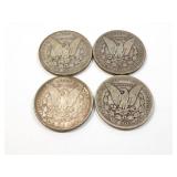4 - DOLLARS MORGAN 1886 - 1890;