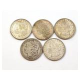 5 - DOLLARS MORGAN 1921;