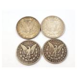 4 - DOLLARS MORGAN 1879-1896;