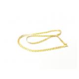4.9g 14k yg small chain;