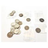 QUARTER BARBER 1909; 2 - QUARTERS BARBER 1892 &