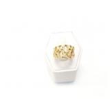 5.7g 14k yg ring;