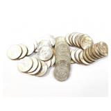 40 - HALF DOLLARS KENNEDY 1967;