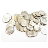 40 - HALF DOLLARS KENNEDY 1967;