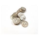 24 - QUARTERS STANDING LIBERTY 1925 - 1930;