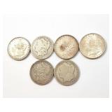 6 - DOLLARS MORGAN 1884-1901;