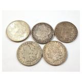 5 - DOLLARS MORGAN 1887 - 1921;
