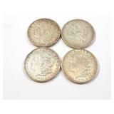 4 - DOLLARS MORGAN 1889 & 1921;