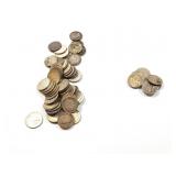 54 - DIMES ROOSEVELT 1946-1964; 9 - DIMES