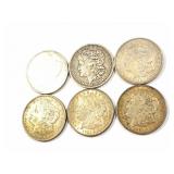 6 - DOLLARS MORGAN 1887-1921;