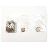 53 - DIMES MERCURY 1935-1945; 3 - DIMES BARBER