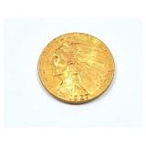 GOLD INDIAN HEAD QUARTER EAGLE 1927;